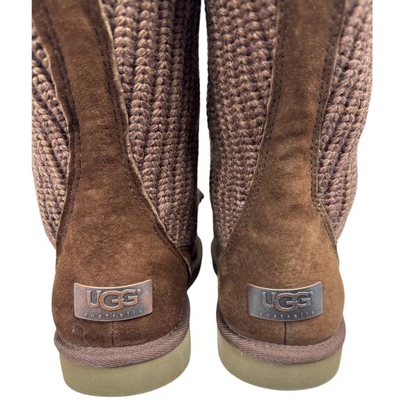 UGG Suburb Crochet Tall Boots, Women's Size 7 - Picture 2 of 8